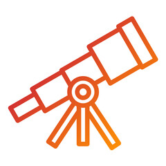 Vector Design Telescope Icon Style