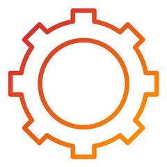 Vector Design Gear Icon Style
