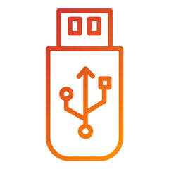 Vector Design Usb Icon Style