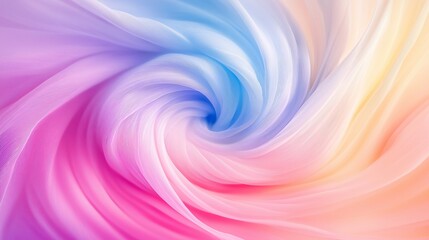 A dreamy gradient background with a swirl of soft pastel colors