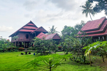 View of the Traditional House of South Sulawesi