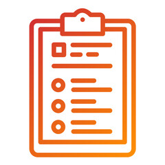Fototapeta premium Vector Design Clipboard Icon Style