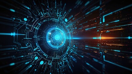 Obraz premium Creative inovative technology background