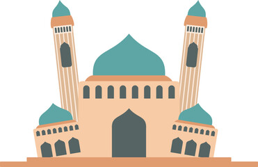 Cute Mosque Illustration