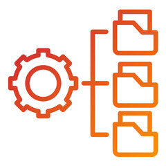 Fototapeta premium Vector Design Data Management Icon Style