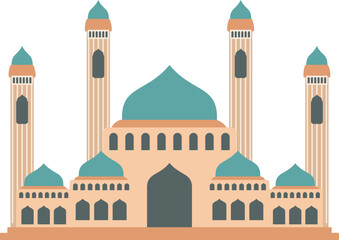 Cute Mosque Illustration