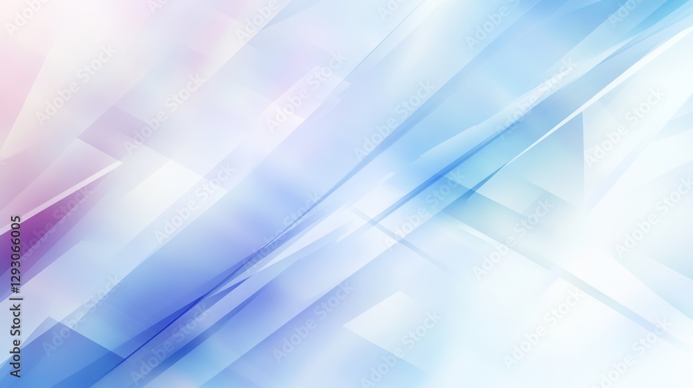 Poster abstract geometric background with intersecting lines and soft pastel colors.