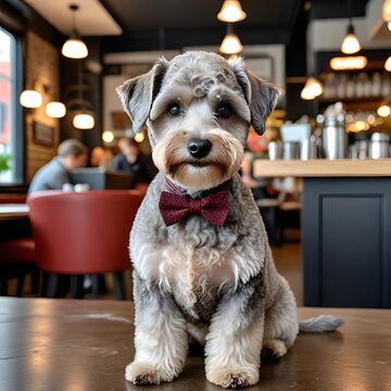  The Sophisticated Schnoodle Urban Elegance dog 