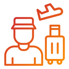 Vector Design Tourist Icon Style