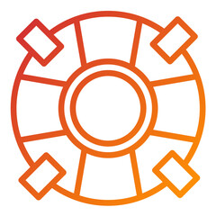 Fototapeta premium Vector Design Lifeguard Icon Style