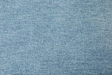 Texture of blue jeans as background, closeup