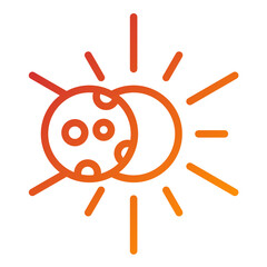 Vector Design Eclipse Icon Style