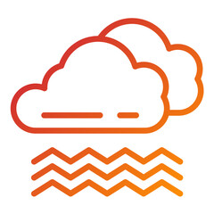 Vector Design Foggy Icon Style