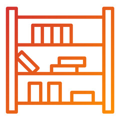 Vector Design Shelf Icon Style