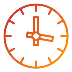 Vector Design Clock Icon Style