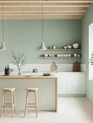 The perfect kitchen shows a clean and spacious open concept