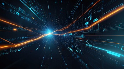 Obraz premium Creative inovative technology background