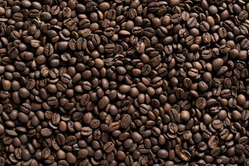 Obraz premium Texture di chicci di caffè