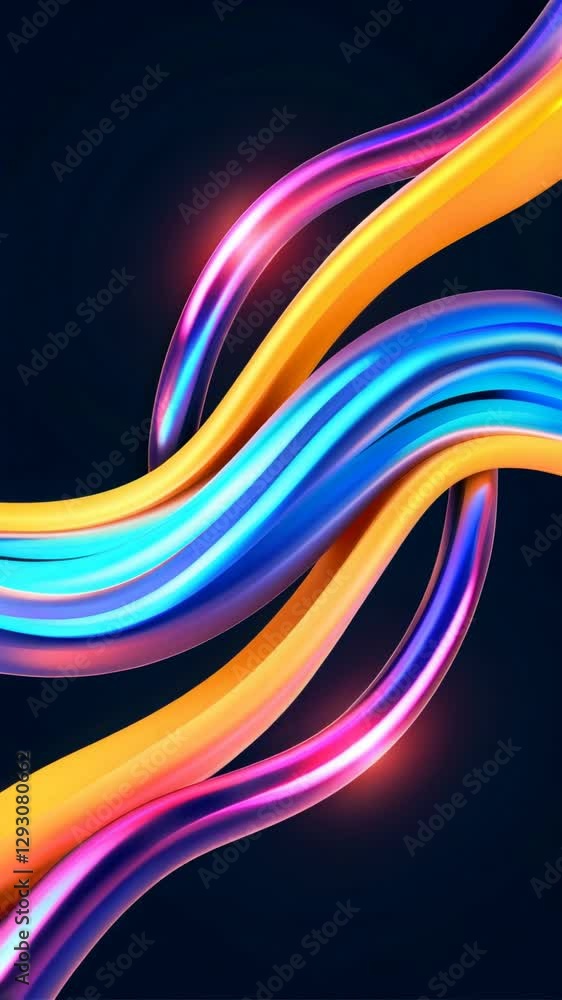 Poster dynamic swirling colors create vibrant patterns in a mesmerizing abstract display