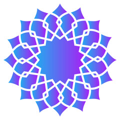 Gradient Islamic Mandala