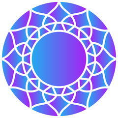 Gradient Islamic Mandala