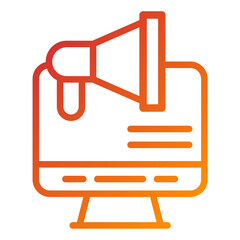 Vector Design Online Marketing Icon Style