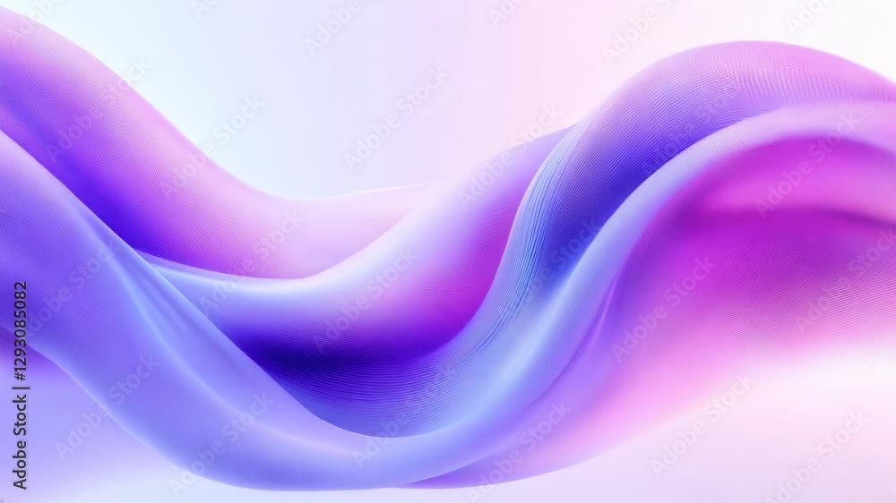 Poster exploring vibrant abstract waves of color in an artistic visual display