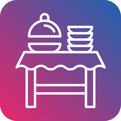 Custom Catering icon style