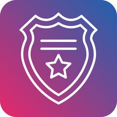 Police Badge icon style
