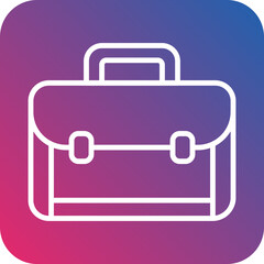 Suitcase icon style