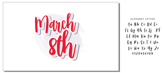 Stylish calligraphic inscription 