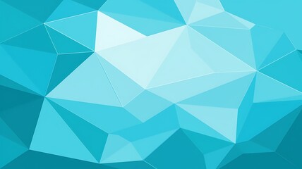 Vector abstract bright blue geometric background, consists of triangles. Polygonal abstract aqua background. Vector illustration