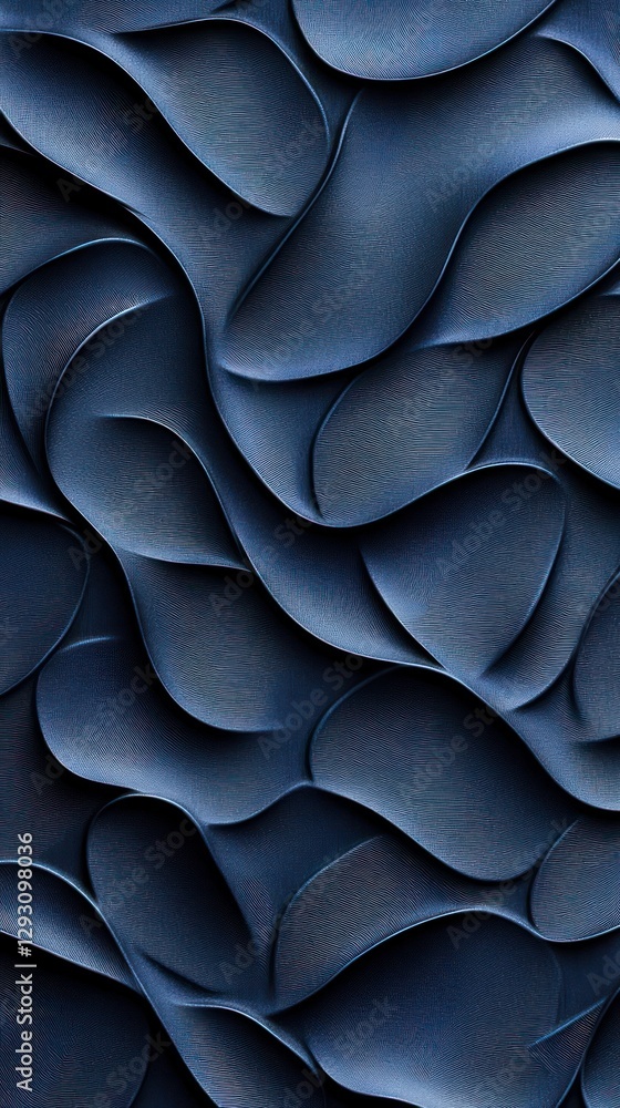 Poster abstract dark blue wave pattern texture background