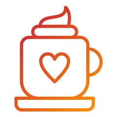 Vector Design Hot Chocolate Icon Style
