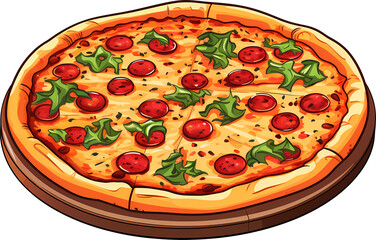 Pizza illustrations