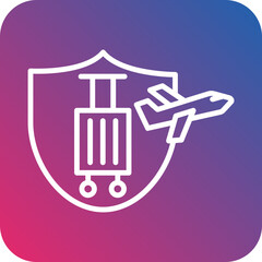 Travel Insurance icon style
