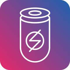 Energy Drink icon style