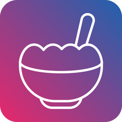 Porridge icon style