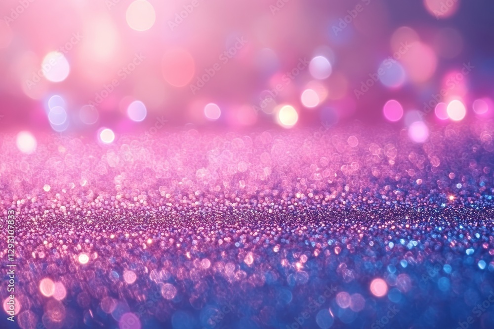 Poster colorful bokeh lights create a dreamy atmosphere with shimmering sparkle in a soft background
