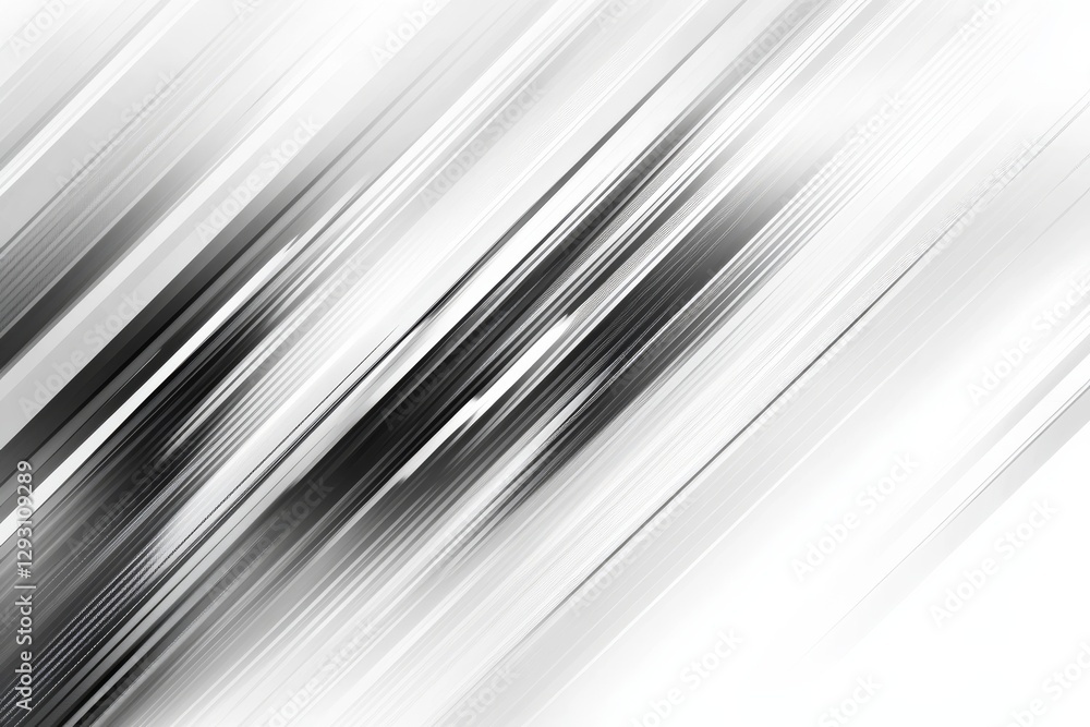Poster abstract monochrome lines creating a dynamic flow in a minimalist design