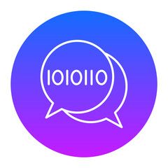 Binary Messages Icon