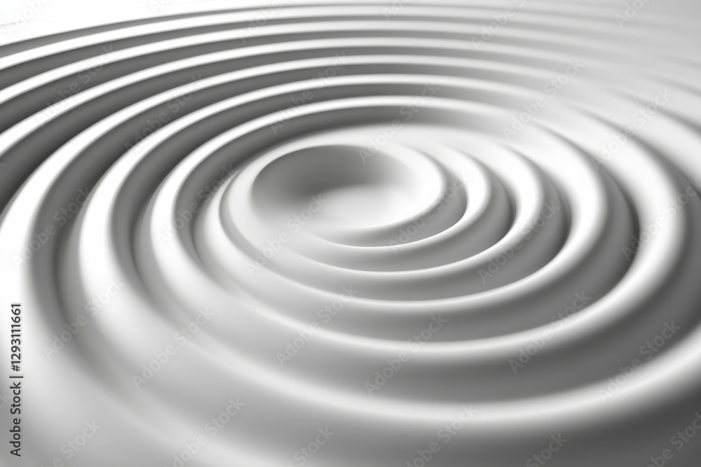 Poster rippling waves create a soothing pattern on a smooth surface in soft light