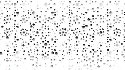 Obraz premium Abstract monochrome pattern of various sized circles.