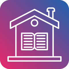 Home Schooling icon style