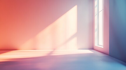 A bright studio background with soft light and shadows, designed for overlaying text digital