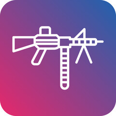 Machine Gun icon style