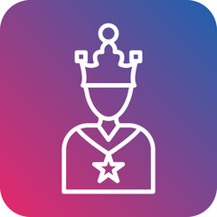 King icon style