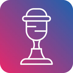 Obraz premium Goblet icon style
