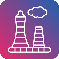 Air Pollution icon style