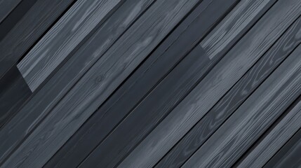 Fototapeta premium Dark Gray Diagonal Wood Planks - Modern Architectural Design